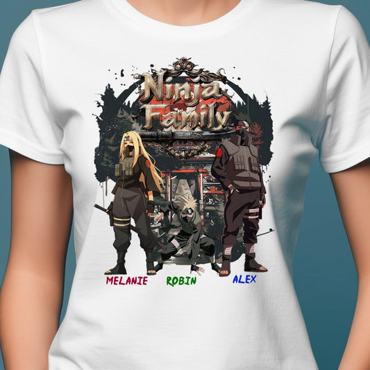 Das Ninja Family Shirt für Frauen