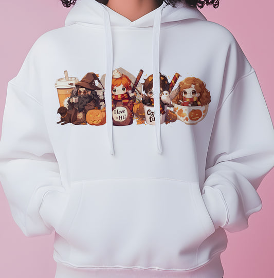 Der magische Hoodie für Kaffeeliebhaber und Zauberfans