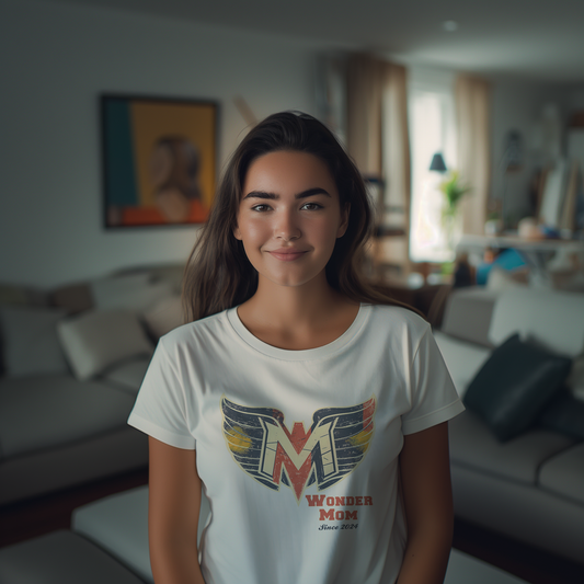 Das Wondermom T-shirt mit anpassbarer Jahreszahl