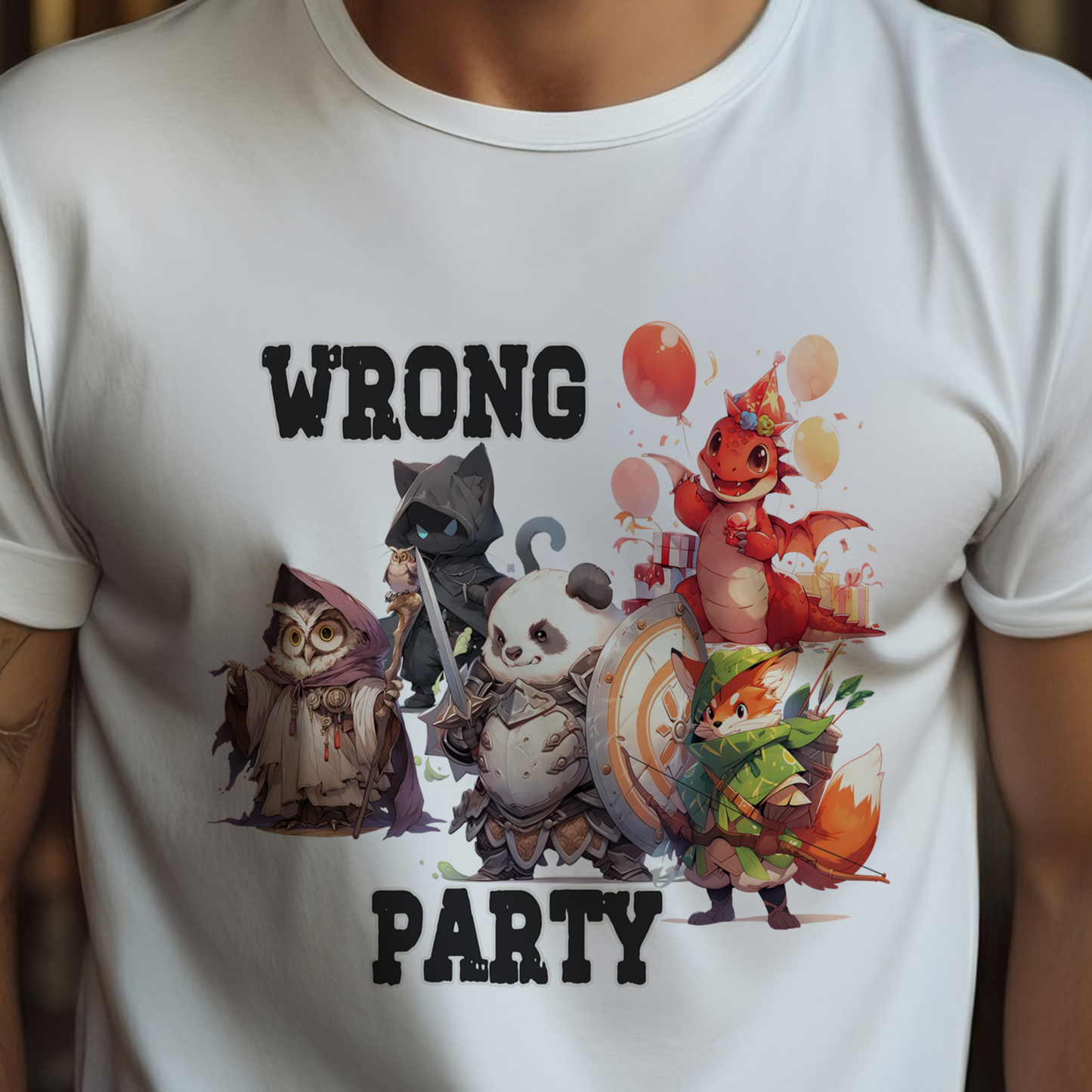 Wrong Party - Das Rollenspiel Party Shirt