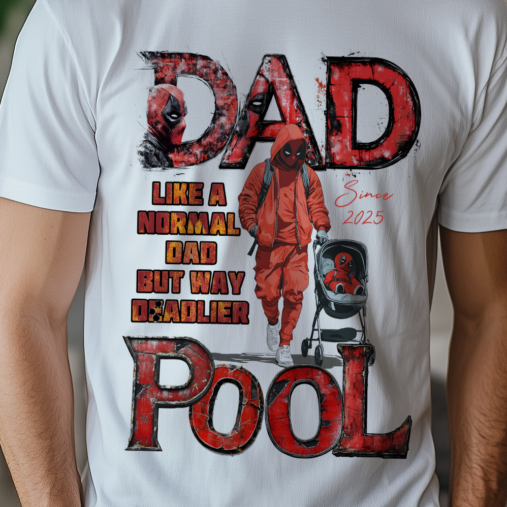 Das ultimative Dadpool Tshirt - 100% Bio-Baumwolle